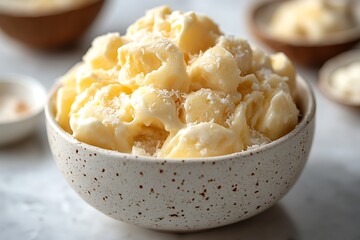Creamy Coconut Pineapple Dessert In A Bowl