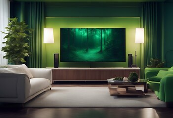 realm splendid Step showcases where luxury room living scree.png mesmerizing TV