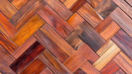 Top View High Resolution Stock Photo of Damaged Parquet Flooring with Worn Wood Texture