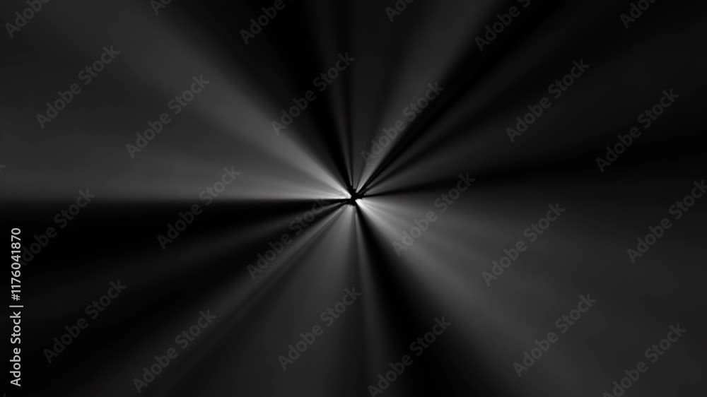 Wall mural abstract volumetric light animation background. light rays. seamless loop