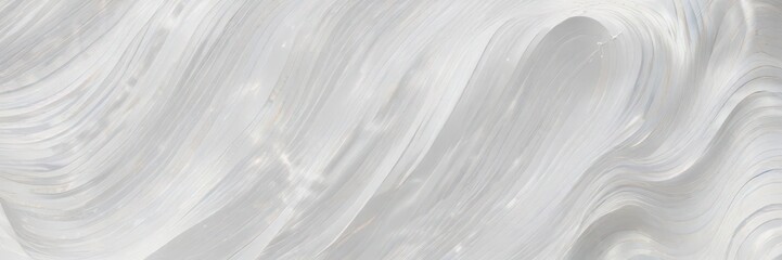 Obraz premium Wavy abstract stripes pattern on a white background with subtle gradient , background, texture