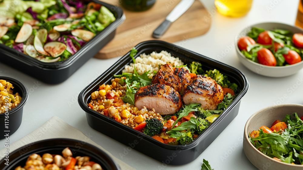 Poster subscription based meal kit service customization
