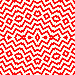 Optical ornament. Seamless pattern. Geometrical backdrop. Op art background. Geometric wallpaper. Modern motif. Digital paper. Linear textile print. Web design. Abstract image. Vector work