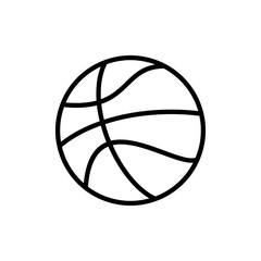 Basketball icon vector. Basketball ball sign and symbol