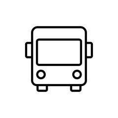 Bus icon vector. bus sign and symbol