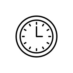 Clock icon vector. Time sign and symbol. watch icon