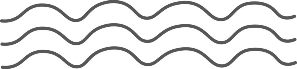 Lined Waves Icon