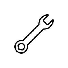 Wrench icon vector. repair icon. tools sign and symbol