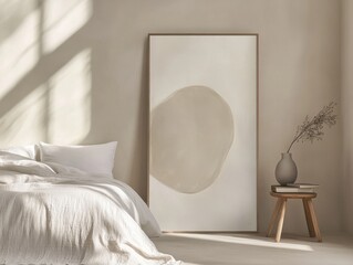 A white bed with a white blanket and pillows