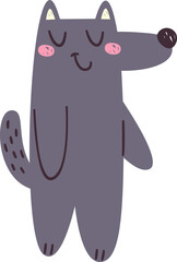 Childish Staying Wolf