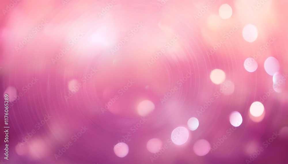 Poster a blurred image with a soft pink gradient and circular highlights creates a gentle, abstract effect