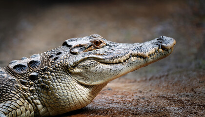 Fototapeta premium Close-Up of a Crocodile