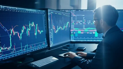 professional charts screens desk set big look trader trading investor stock exchange trading trader market forex money chart investment stock stock finance investor stock exchange trading trader - Powered by Adobe