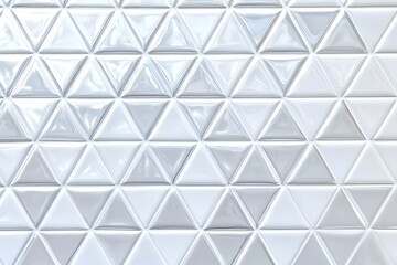 Repeating Pattern of Glossy Triangular Tiles