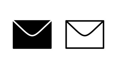 Mail icon logo design. email sign and symbol. E-mail icon. Envelope icon