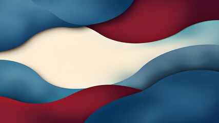 Fototapeta premium Abstract waves with matte textures creating an elegant product-friendly design