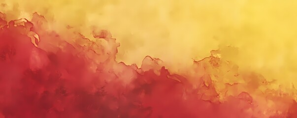 Obraz premium Elegant Ruby Red to Golden Yellow Gradient Wallpaper Background