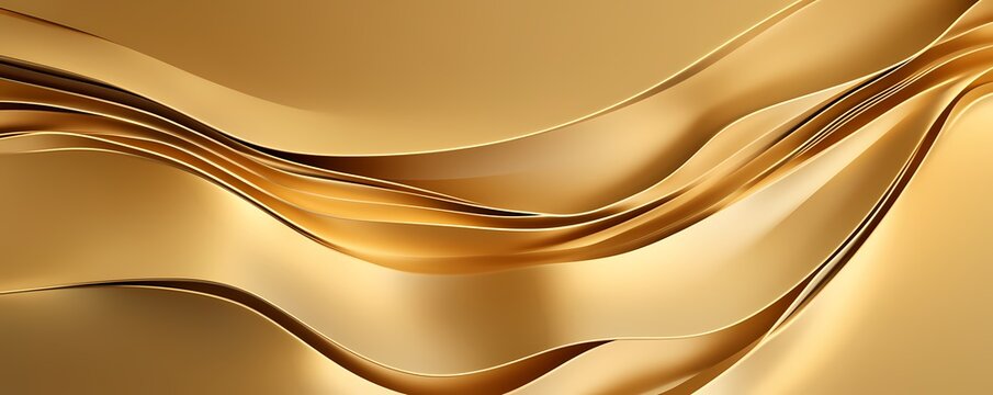 Fototapeta Luxurious Matte Metallic Gold Wallpaper and Background