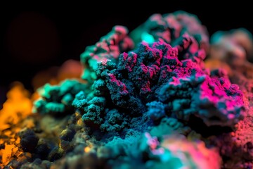 Obraz premium Microscopic World of Thermophilic Bacteria Wallpaper and Background