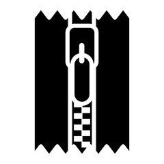 zipper Solid icon