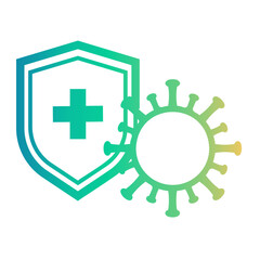 antibacterial Line Gradient Icon