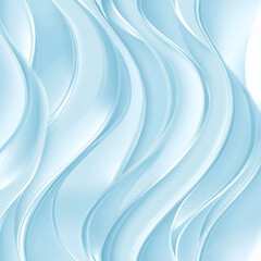Fototapeta premium Abstract light blue flowing wavy background.