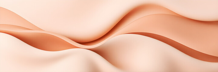 Abstract waves with matte textures creating an elegant product-friendly design