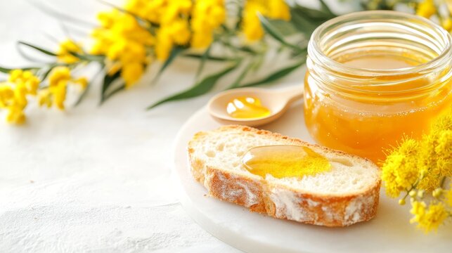 Mimosa honey, mimosa blooming, artisanal honey, mimosa festival, Tanneron products