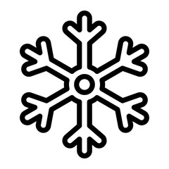 Obraz premium snowflake icon