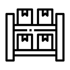 shelving Line Icon