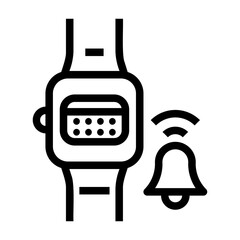 smartwatch Line Icon