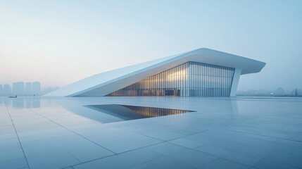 Fototapeta premium Modern Urban Architecture Square