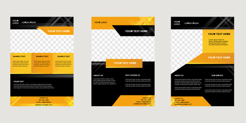 business flyer template for event advertising or promotional marketing. A4 design size. 
