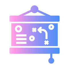 Obraz premium project management Gradient icon
