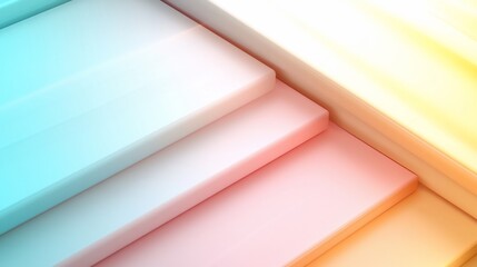 Fototapeta premium Abstract colorful steps background design.