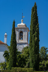 Bell tower belonging to the pa&ccedil;o ducal building in the village of Vila Vi&ccedil;osa in the Alentejo-Portugal.