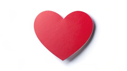 Heart Shape Sticker Isolated on White Background, design element, cute,  design element, cute