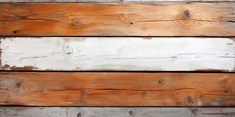 Aged painted wood planks background.