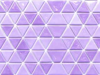 Obraz premium Purple Triangular Tile Mosaic