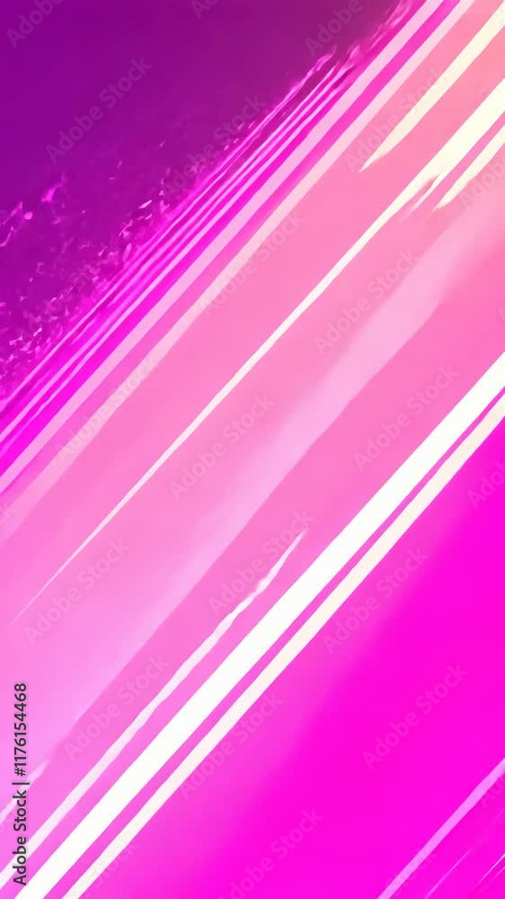 Aufkleber bright pink and purple abstract design with dynamic lines and sparkles enhancing the visual appeal