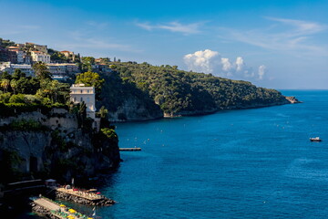 Vista panoramica di parte della penisola sorrentina