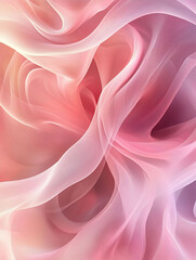 Fototapeta premium Abstract pink and peach chiffon fabric texture.