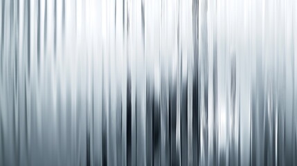 Close-up of corrugated surface of white acrylic or polycarbonate,  aluminum, stainless, steel, metal texture with light reflection. Abstract gradient background with vertical striped pattern.