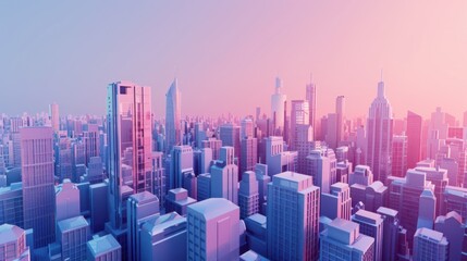 Fototapeta premium A Futuristic Cityscape