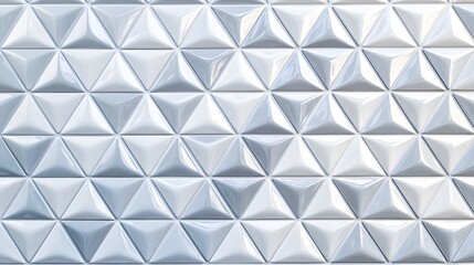 White and Light Grey Triangular Geometric Pattern