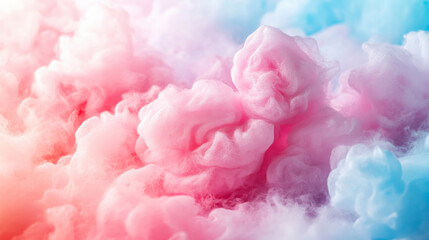 Fototapeta premium colorful cotton candy in soft color for background