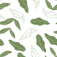 Flower seamless pattern design with beautiful flower and leaves. Flower art. floral and leaf pattern design for fabric, cotton, wallpaper, satin, gift wrap, carpet, background.	