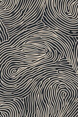 Fingerprint Texture, A seamless fingerprint pattern background, featuring intricate lines and swirls in a monochromatic style, ideal for adding a unique and modern texture to any design.