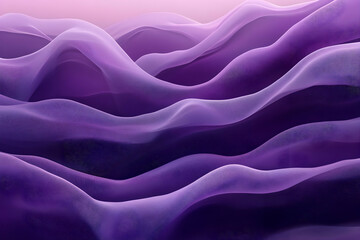 Obraz premium Purple 3D Wave Abstract Background