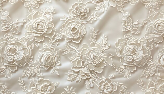 Elegant Floral Lace, Soft hues and classic craftsmanship in a beautiful floral lace pattern.